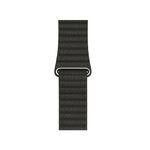 Curea compatibila Apple Watch, 42/44mm din piele, negru fotografia produsului View 3 S