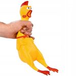 Jucarie model gaina pentru catei, 30 cm, galben fotografia produsului View 3 S