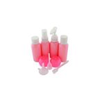Set 9 recipiente cosmetice din plastic, roz fotografia produsului