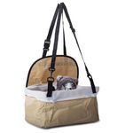 Geanta transport animale 3in1, bej fotografia produsului View 2 S