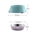 Castron antiderapant 2in1 pentru animale de companie, 400 ml, albastru fotografia produsului View 3 S