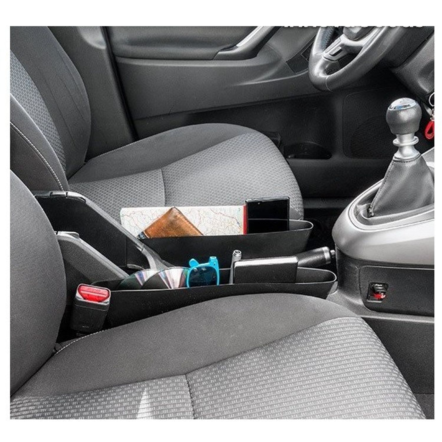 Set suport organizator pentru scaun auto, negru fotografia produsului View 3 L