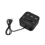 Cititor de carduri 7 in 1 MS/SD/M2/TF, USB 2.0, negru fotografia produsului