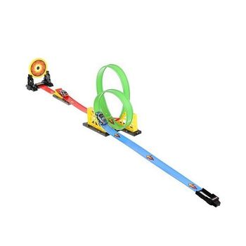 Pista pentru masinute de curse track fire ring loop, multicolor