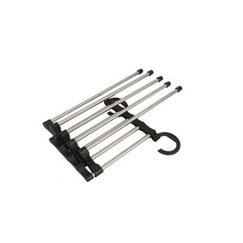 Suport organizator pentru pantaloni sau prosoape, argintiu