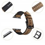 Curea compatibila Apple Watch, 42/44mm din piele, maro fotografia produsului View 3 S