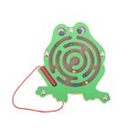 Jucarie magnetica labirint in forma de broscuta, verde fotografia produsului
