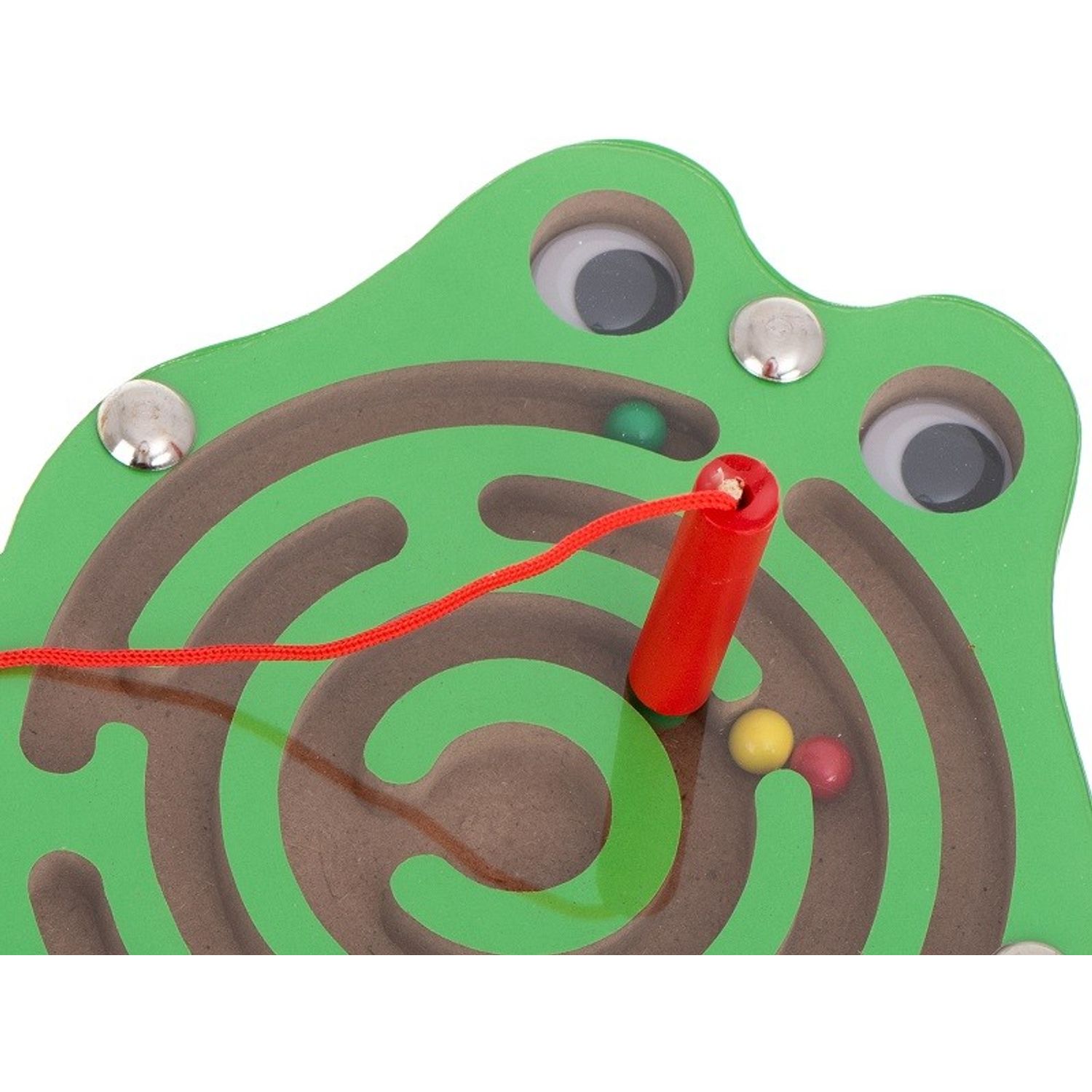 Jucarie magnetica labirint in forma de broscuta, verde fotografia produsului View 2 L