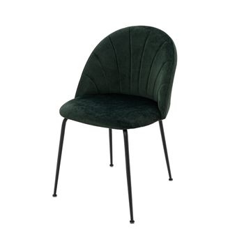 Scaun living s-163, catifea, verde