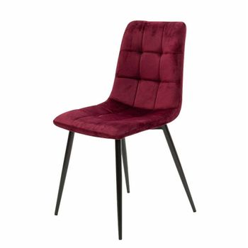 Scaun living s-155, catifea, grena