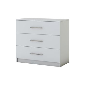 Comoda beta, alb, 90x82x45 cm