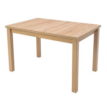 Masa living max5 s, sonoma, extensibila 120/150 cm, lemn masiv de pal/fag