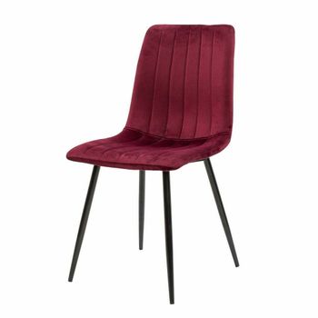 Scaun s-156, catifea, grena