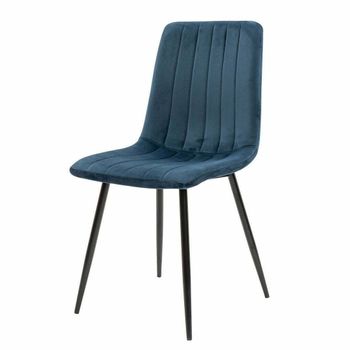 Scaun s-156, catifea, albastru