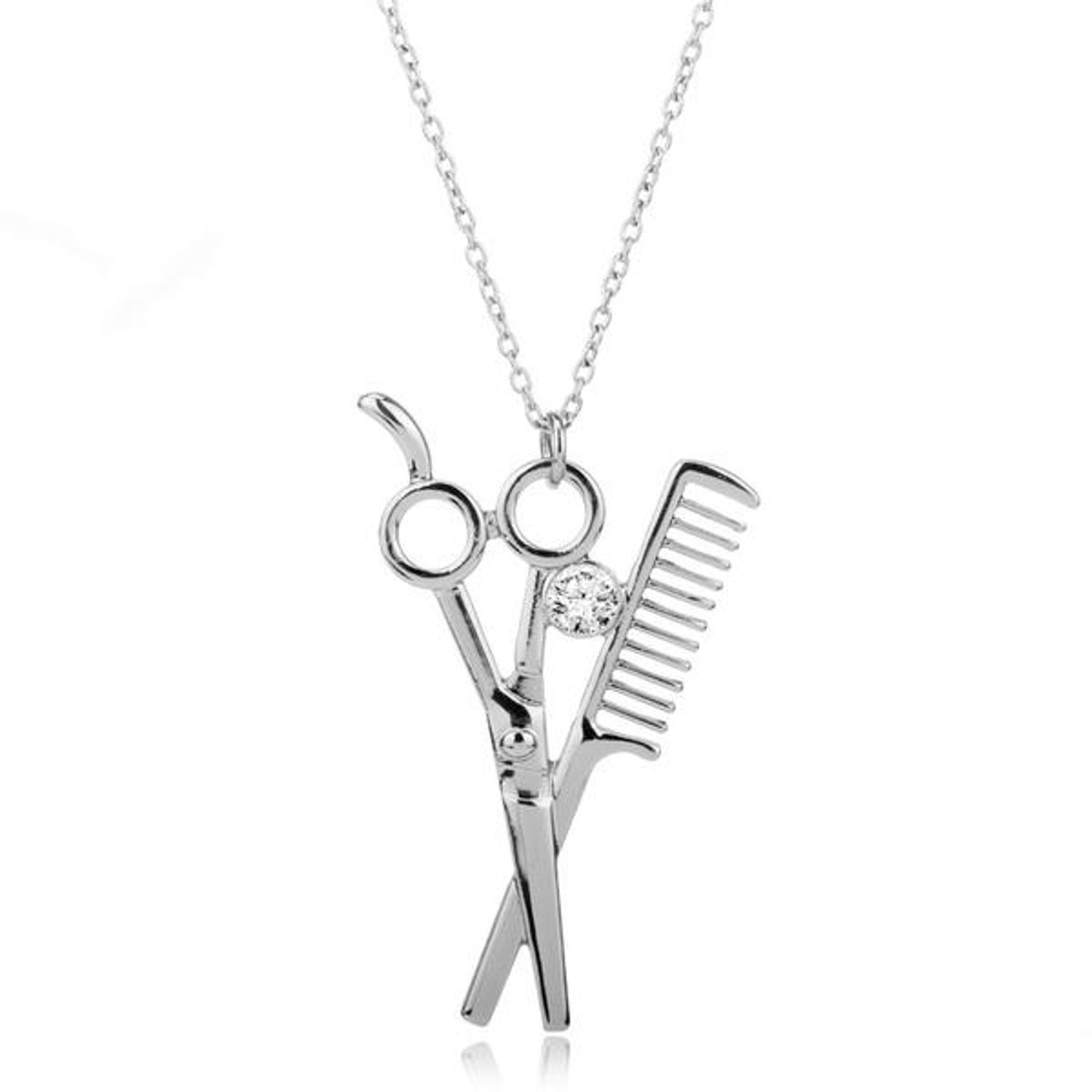 Lantisor hairstyle argintiu Oem fotografia produsului