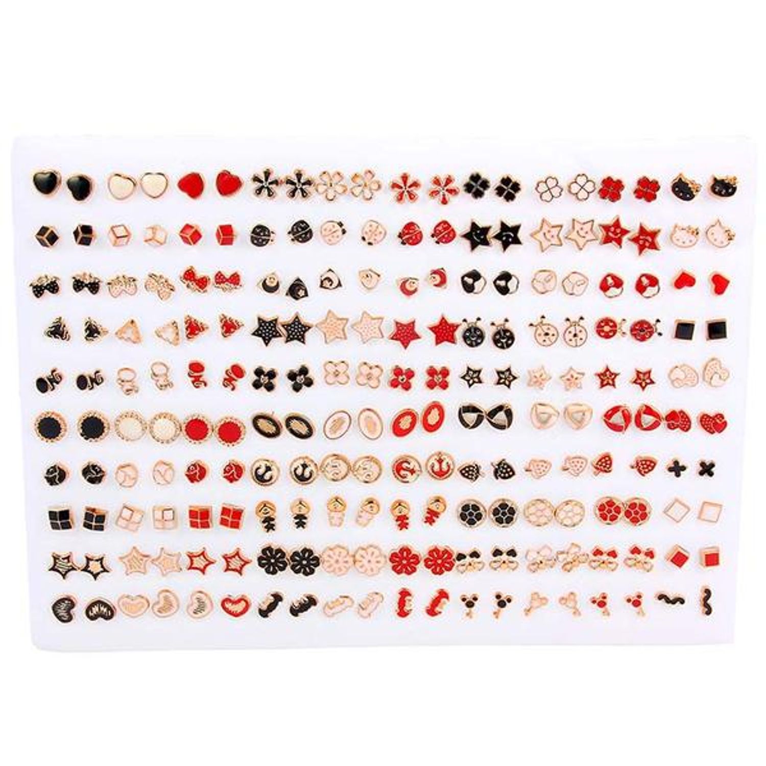 Set 100 de cercei din plastic Oem fotografia produsului