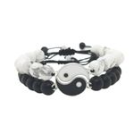 Set 2 bratari yin yang din pietre naturale fotografia produsului