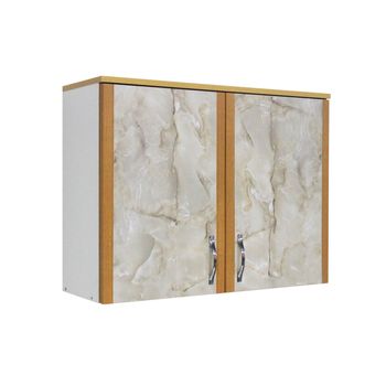 Corp suspendat 80 marcelprod, 80x30x60cm, alb / onix cu soft fag