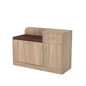 Pantofar to4, 2 usi + 1 sertar, 98x39x67cm, sonoma