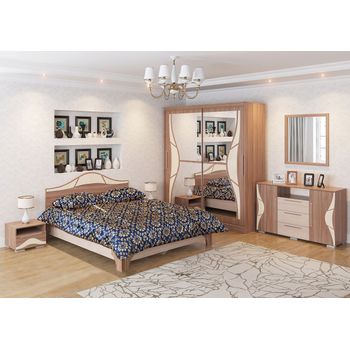 Set dormitor laguna, 200x60x220cm, shimo