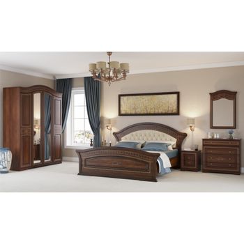 Set dormitor diana, 181x62x231cm, nuc