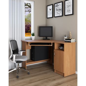 Birou pe colt marcelprod, su 13, 90x120x75cm, cires