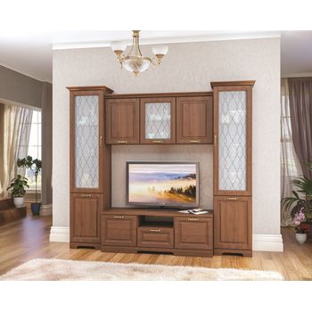 Set living malena mdf, 241x45x205cm, nuc