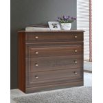 Comoda VENERA, 102x45x87cm, MDF Nuc fotografia produsului