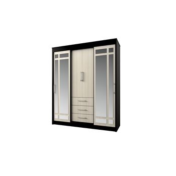 Dressing fortuna, 170x60x210cm, wenge / mesteacan