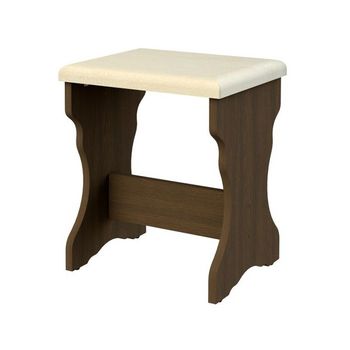 Taburet bucatarie t2, 36x29x44cm, wenge/fildes