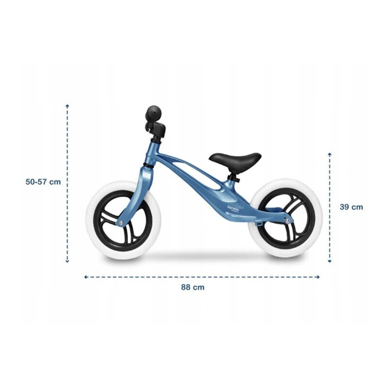 Lionelo - Bicicleta fara pedale Bart, 12 , Sky Blue fotografia produsului View 2 L
