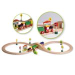 Joueco - Set tren cu sine si accesorii, 30 piese fotografia produsului