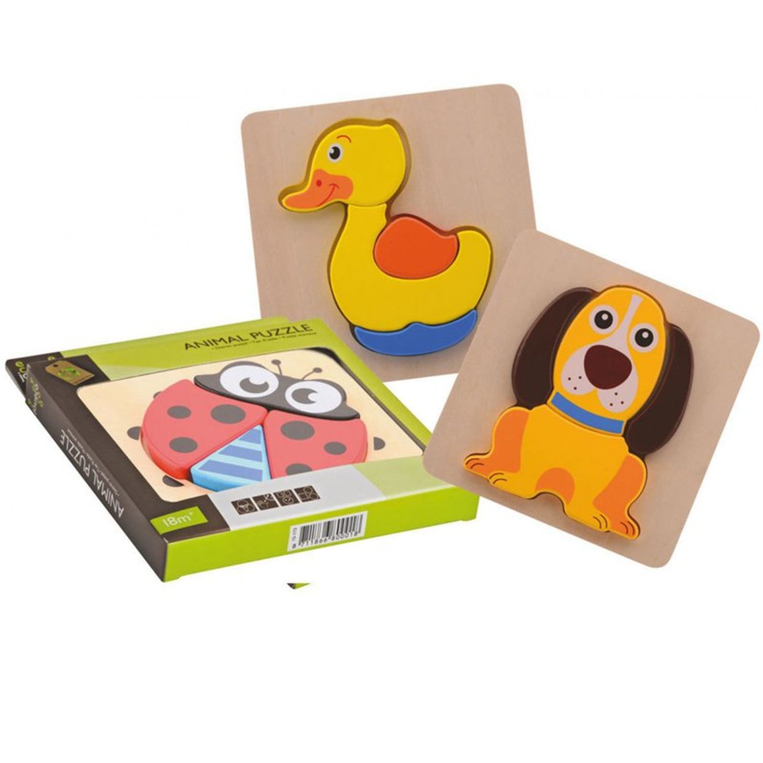 Joueco - Puzzle din lemn Ratusca fotografia produsului View 2 L