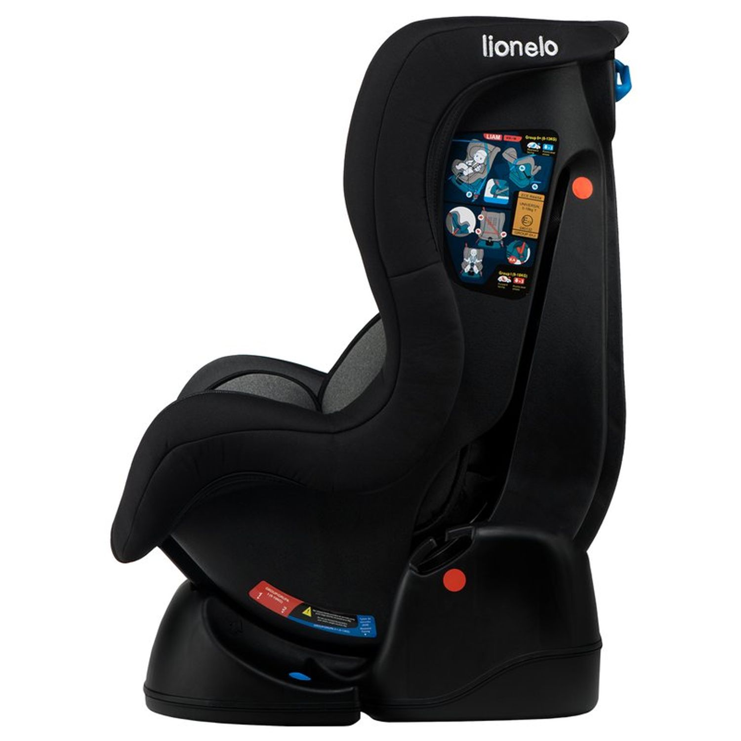 Lionelo - Scaun auto copii 0-18 Kg Liam, Carbon Grey fotografia produsului View 10 L