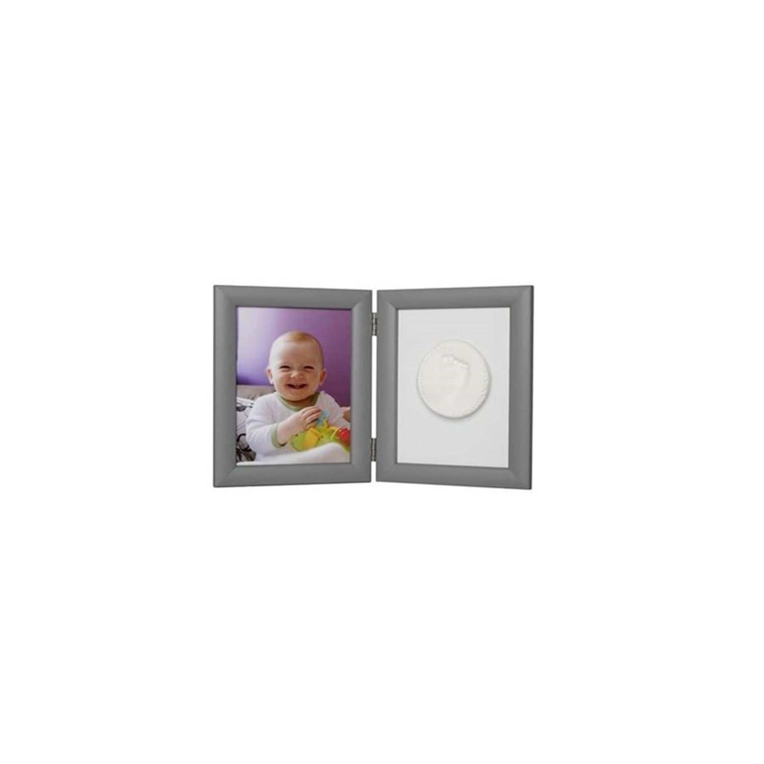 Baby HandPrint - Memory Frame Silver fotografia produsului View 3 L