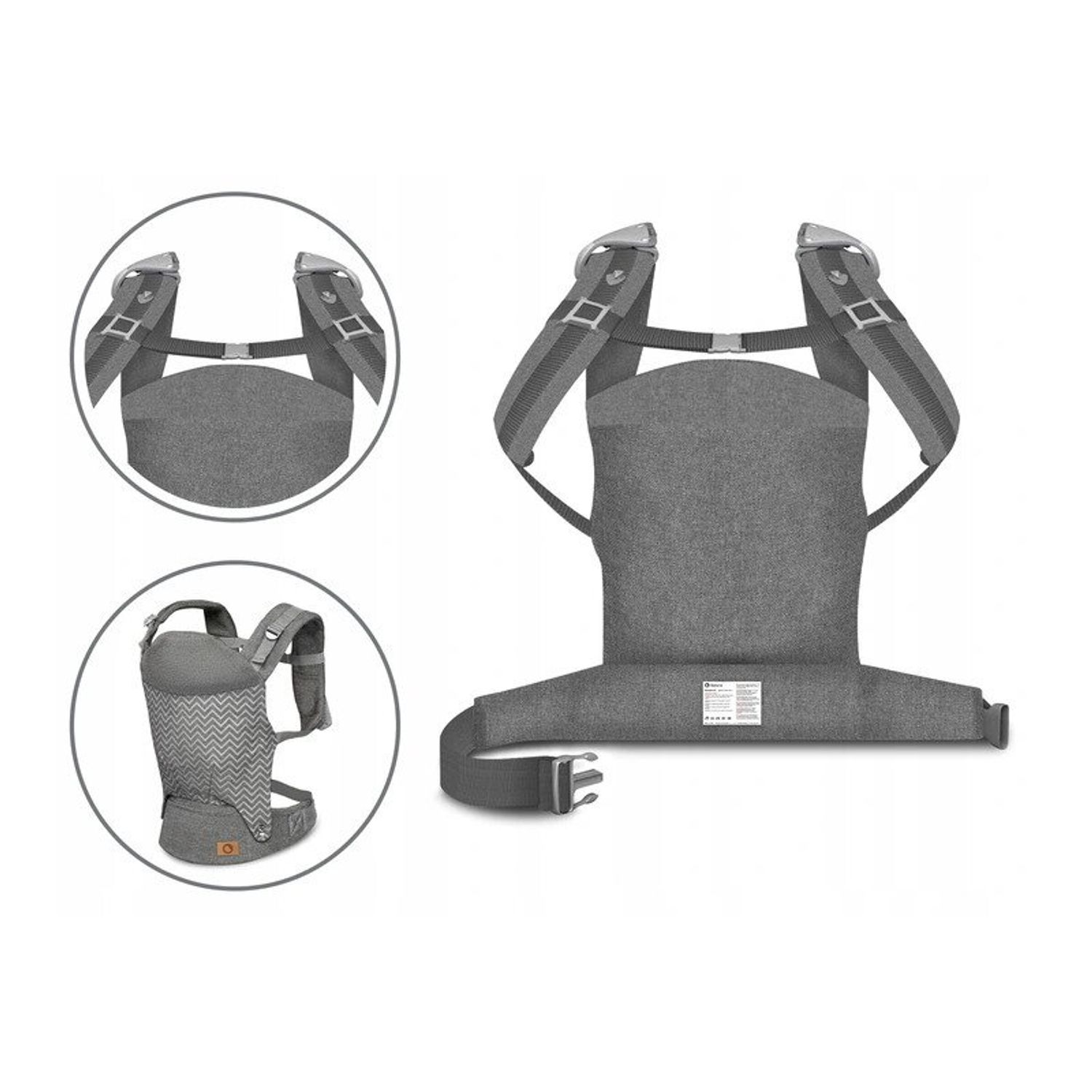 Lionelo - Marsupiu 2 in 1 Margareet, Wave fotografia produsului View 14 L