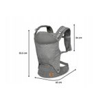 Lionelo - Marsupiu 2 in 1 Margareet, Wave fotografia produsului View 2 S