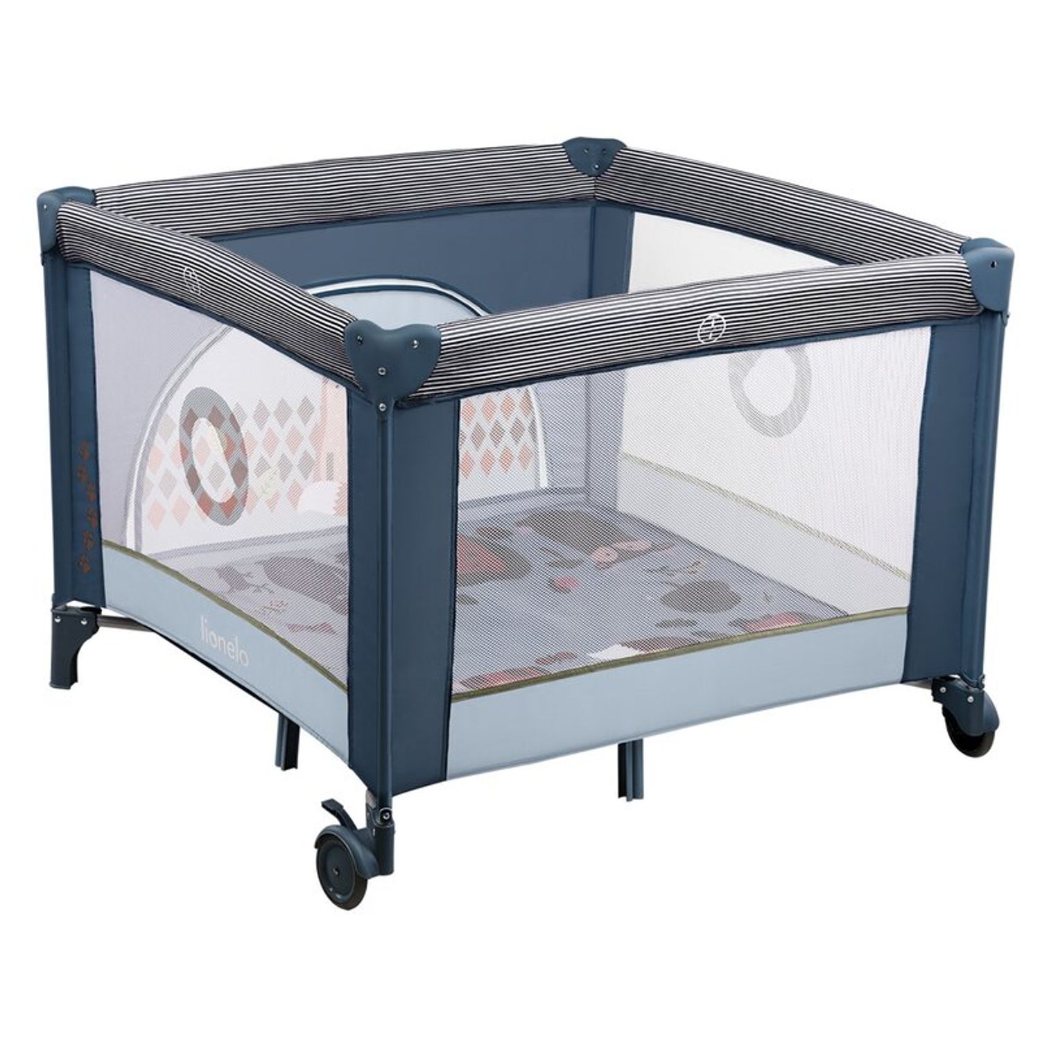 Lionelo - Tarc de joaca Sofie, 100 x 100 cm, Blue Navy fotografia produsului View 3 L