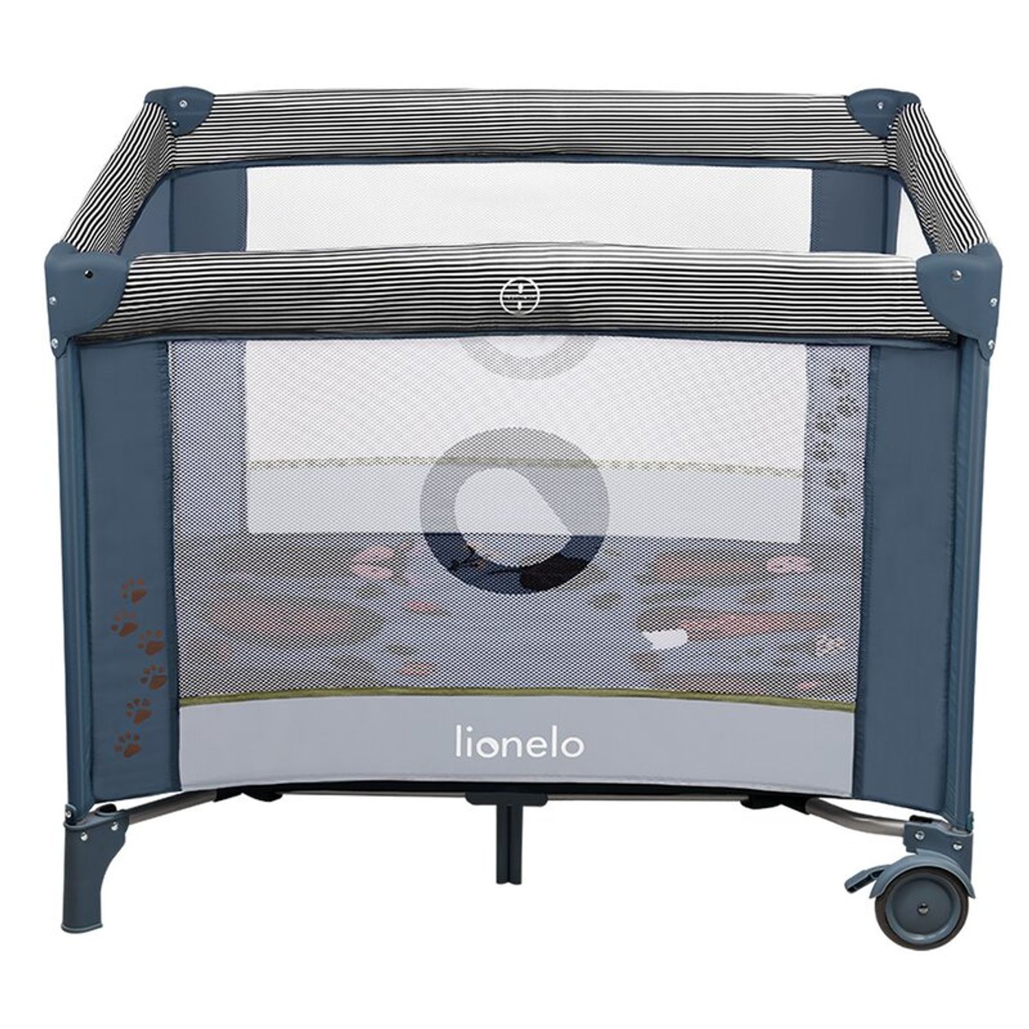 Lionelo - Tarc de joaca Sofie, 100 x 100 cm, Blue Navy fotografia produsului View 5 L