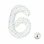 BabyNeeds - Perna multifunctionala Enjoy, Cu husa detasabila din bumbac, Stelute multicolore fotografia produsului