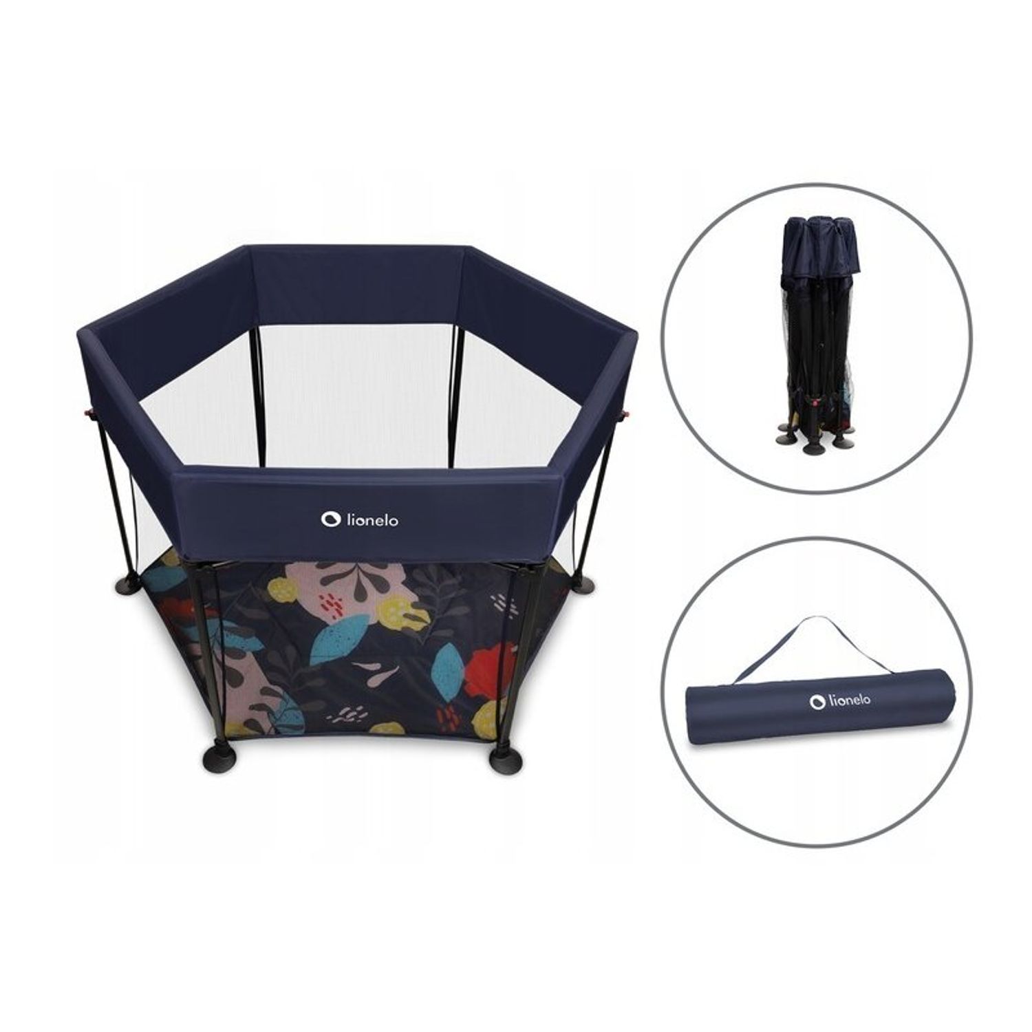 Lionelo - Tarc de joaca Roel, Blue Navy fotografia produsului View 8 L