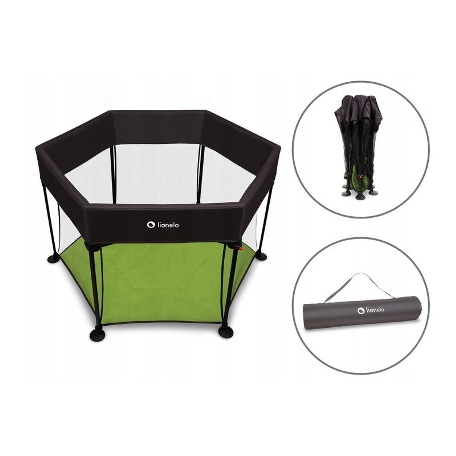 Lionelo - Tarc de joaca Roel, Green Limon fotografia produsului View 6 L