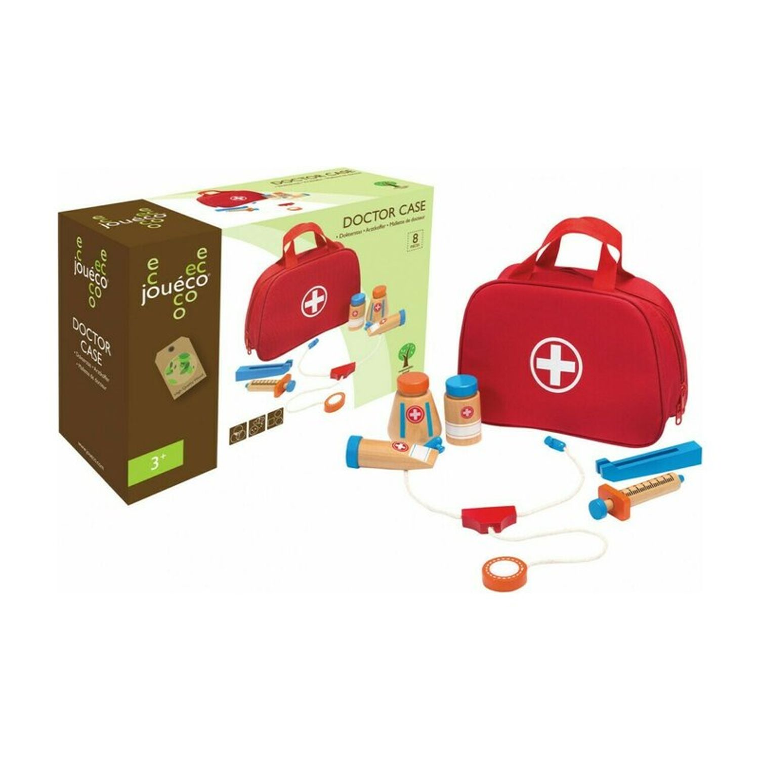 Joueco - Jucarie Set doctor, 8 piese fotografia produsului View 2 L