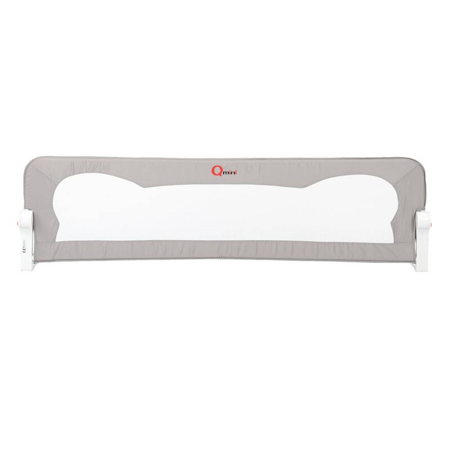 Qmini - Bariera de pat 150 x 42 cm, Rhea, Grey fotografia produsului