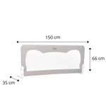 Qmini - Bariera de pat Seth, 150 x 66 cm, Grey fotografia produsului View 2 S