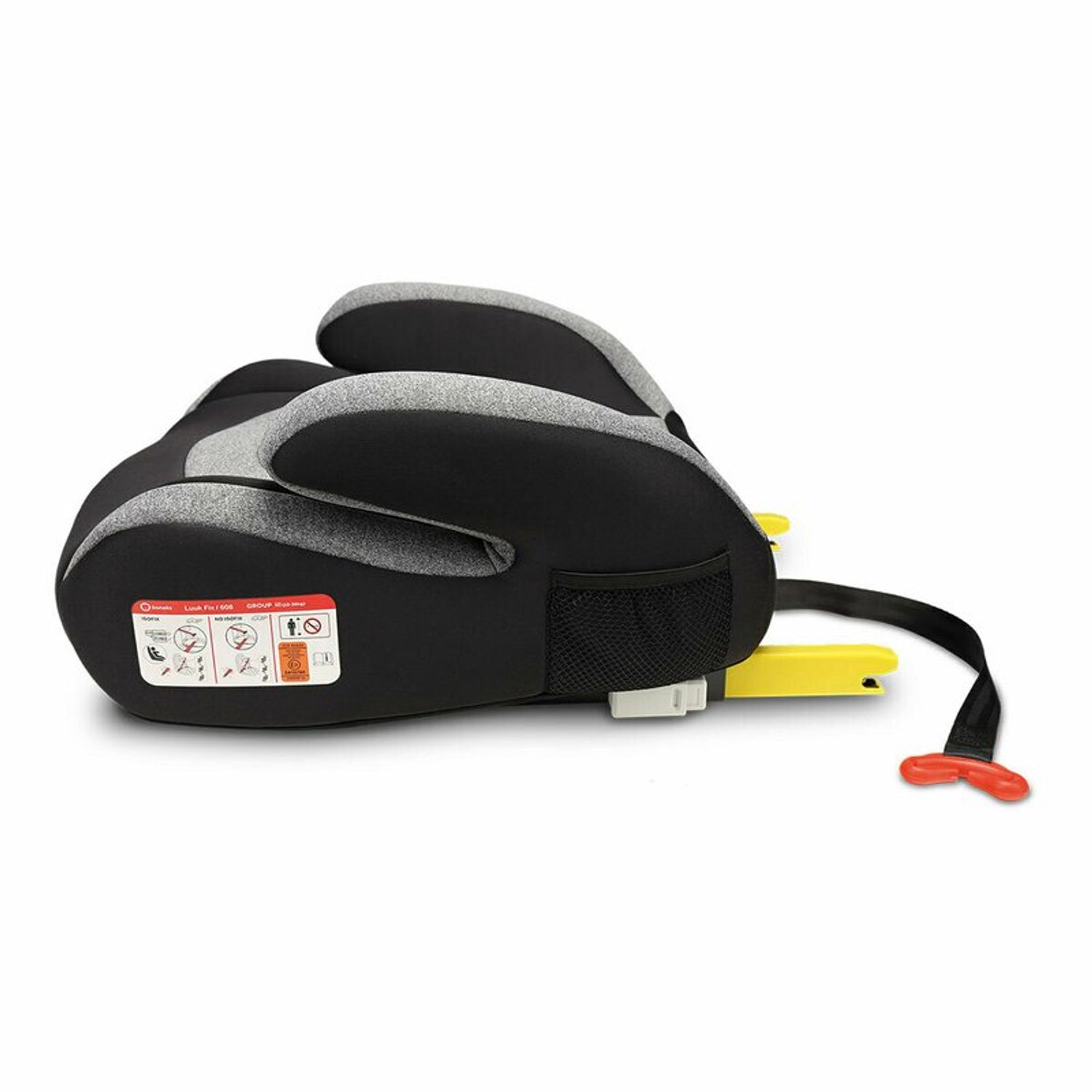 Lionelo - Inaltator auto Luuk Fix, 22-36 Kg, cu Isofix, Gri fotografia produsului View 4 L