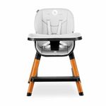 Lionelo - Scaun de masa Reglabil Mona Onyx, Negru fotografia produsului View 7 S