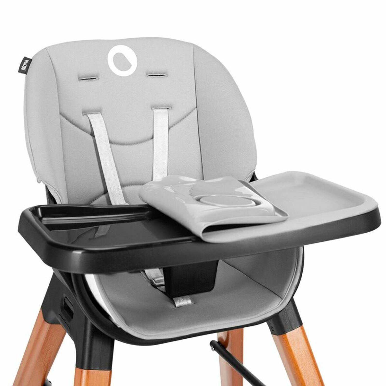 Lionelo - Scaun de masa Reglabil Mona Onyx, Negru fotografia produsului View 13 L