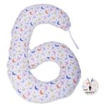 BabyNeeds - Perna multifunctionala Enjoy, Cu husa detasabila din bumbac, Fluturasi, Multicolor fotografia produsului