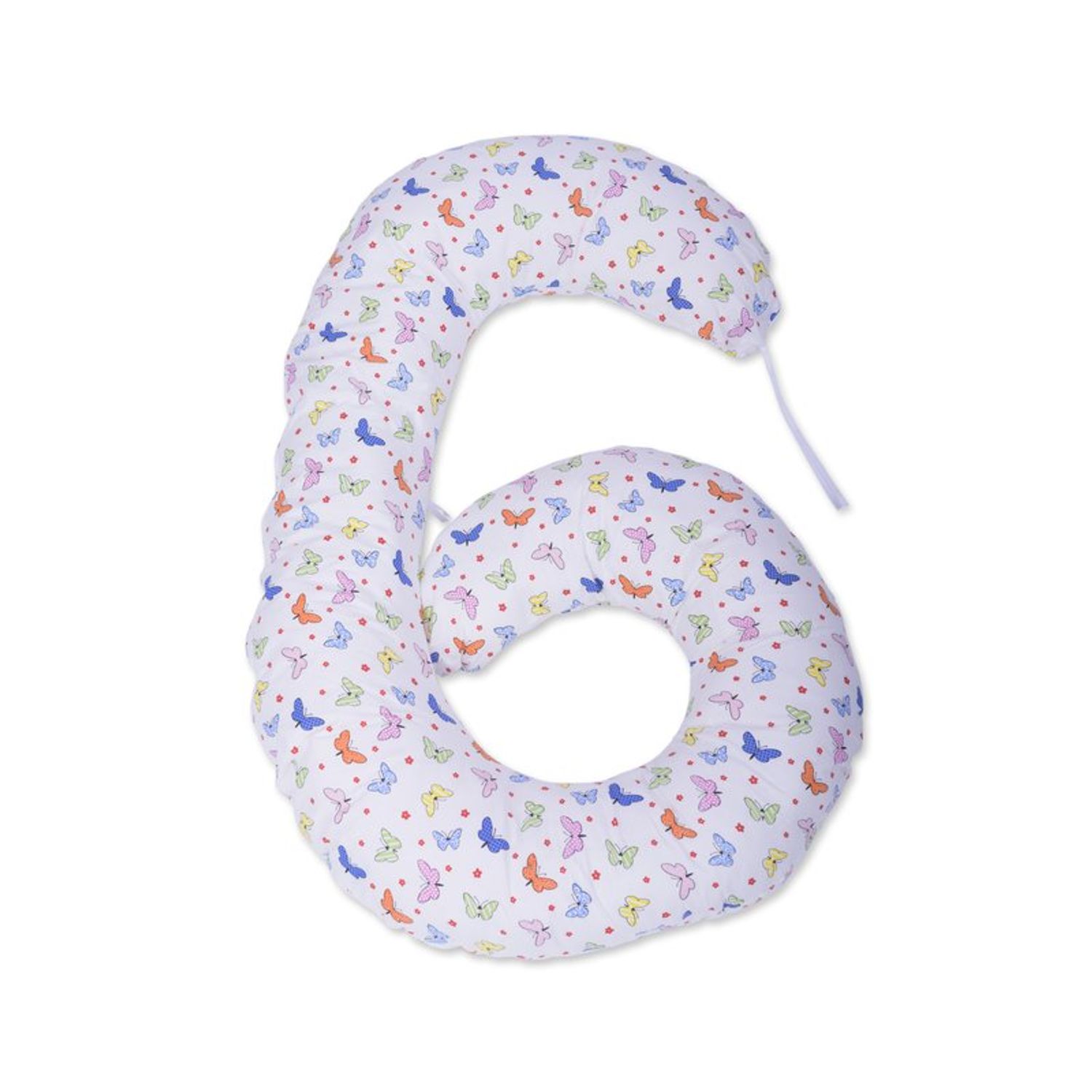 BabyNeeds - Perna multifunctionala Enjoy, Cu husa detasabila din bumbac, Fluturasi, Multicolor fotografia produsului View 2 L